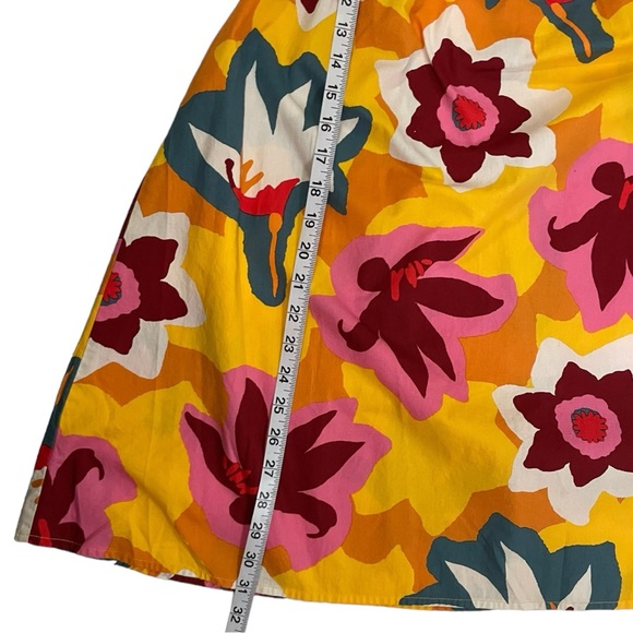 Marlene Floral Ruffle Off Shoulder Dress size L beach summer vibrant - Picture 9 of 16